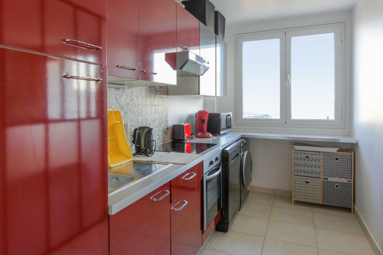 Appartement Jaures Vue Sur La Seine - Welkeys Clichy Esterno foto